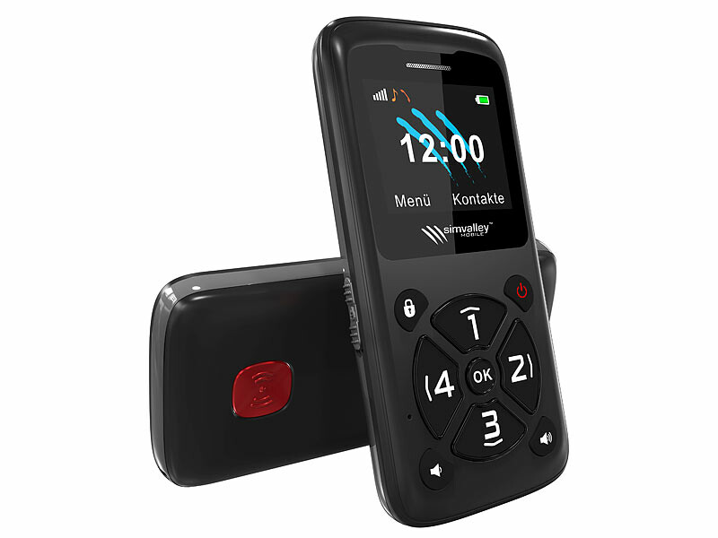 Téléphone mobile à 5 touches avec fonction Garantruf Premium RX